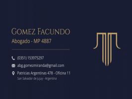Otros Servicios Sin datos  Gomez Facundo - Abogado