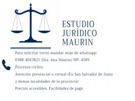 Ofrecidos Sin datos  Servicio Juridico
